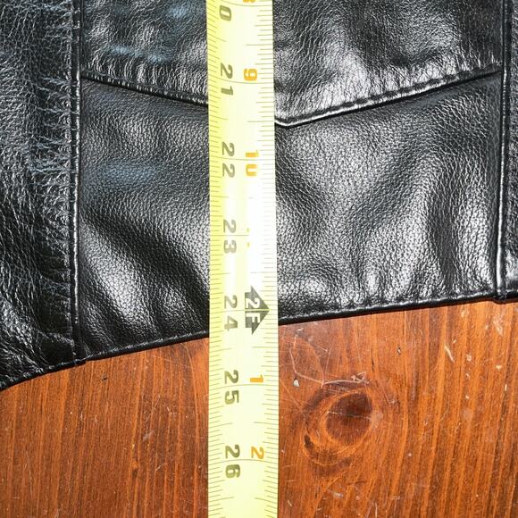 Hillside Leather vest 48 USA Made in USA Motorcycle Clothing - Picture 3 of 5